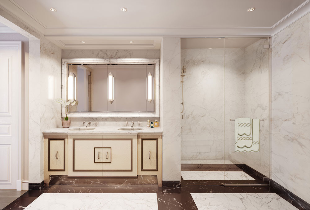 Upper East Side Luxury Apartments Master Bathrooms